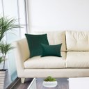 Ver imagem 2 de 2 Capas de Almofadas Decorativa 50x50 e 2 Capa 30x50cm Verde