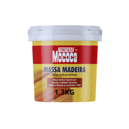 Massa Repara Madeira Rejunta Calafeta Base Água Cores 1,3kg - 1