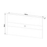 Painel para TV de até 42 - Natural/Palha - 5