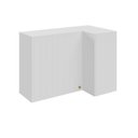Ver imagem 4 de Armário Aéreo Planejado Canto Reto 2 Portas Marselha CabeCasa MadeiraOriginals Branco