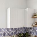 Ver imagem 1 de Armário Aéreo Planejado Canto Reto 2 Portas Marselha CabeCasa MadeiraOriginals Branco