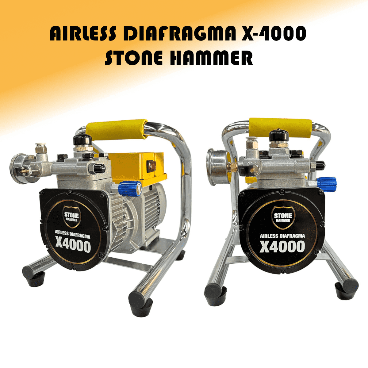 Airless Diafragma X4000 Stone Hammer - 3