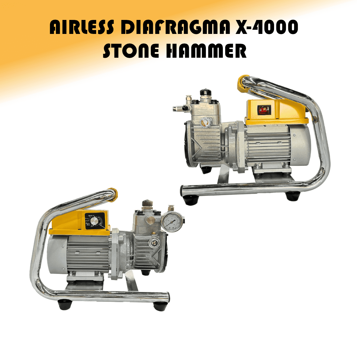 Airless Diafragma X4000 Stone Hammer - 5