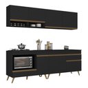 Ver imagem 2 de Armário de Cozinha Modulada Compacta com Balcão para Cooktop/Forno Veneza Multimóveis MP2262