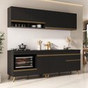 Ver imagem 1 de Armário de Cozinha Modulada Compacta com Balcão para Cooktop/Forno Veneza Multimóveis MP2262