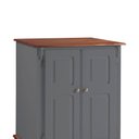 Ver imagem 3 de Balcão Adega 2 Portas 1 Gaveta e Pés Luis XV 60814 Hannover Linz Móveis - Cinza/Imbuia