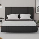 Ver imagem 1 de Cama Queen Flutuante 158cm com Cabeceira Romana Sintético