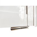 Ver imagem 5 de Porta Pivotante com Puxador e Friso Alumínio Branco Linha 25:Direita/ 210 x 120