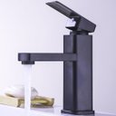 Ver mais imagens de Torneira Monocomando Misturador 18cm Lorben Banheiro Quadrada Baixa Preto Fosco