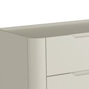Ver imagem 6 de Cômoda para Quarto Closet Orgânica 6 Gavetas Pés Industrial Preto Bliss I03 Luna - Lyam Decor