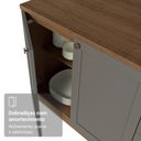 Ver mais imagens de Armário de Cozinha Completa 270 Cm Rustic/cinza Vik Madesa.