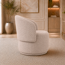 Ver imagem 4 de Poltrona Decorativa Beatriz Orgânica Boucle Sala Estar Recepção Quarto