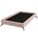 Ver imagem 1 de Cama Solteiro Pés Ferro 105cm Nami Linho Rosa Claro - Nexta Casa