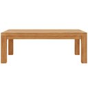 Ver imagem 2 de Mesa de Centro Retangular para Sala Living Madeira Maciça Dunia F06 Rústico Claro - Lyam Decor