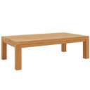Ver imagem 7 de Mesa de Centro Retangular para Sala Living Madeira Maciça Dunia F06 Rústico Claro - Lyam Decor