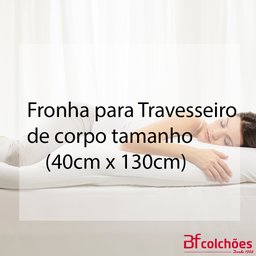 Kit 2 Fronhas De Travesseiro De Corpo Percal 180 Fios 130x40cm - BF Colchões - 6