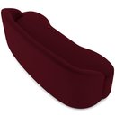 Ver imagem 6 de Sofá 3 Lugares Curvo Sala de Estar Living Lótus D02 Veludo Marsala 180 cm C-278 - Lyam Decor