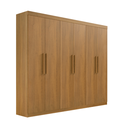 Ver imagem 1 de Guarda Roupa Casal Leblon 6 Portas 100% Mdf Cinamomo