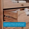Roupeiro Panan Guarapari 6 Portas 100% Mdf C/pés (cinamomo/off White) - 4