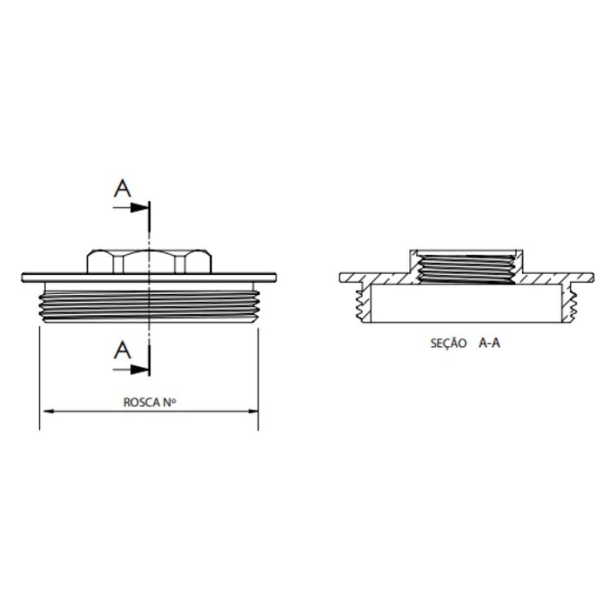 Modulo Redução P/ Registros Gaveta N.169 Saco Plástico C/ 1 Peca - 3