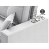 Sofá Palermo 2,80m Retrátil e Reclinável Linho Soft Prata - Netsofas - 5