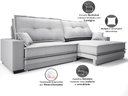 Ver imagem 7 de Sofá Palermo 2,80m Retrátil e Reclinável Linho Soft Prata - Netsofas