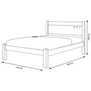 Ver imagem 2 de Cama Casal Sofisticada Berli Naturalle e Off White