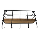 Ver imagem 4 de Porta Chaves Industrial De Parede Com Prateleira Rústica:Imbuia