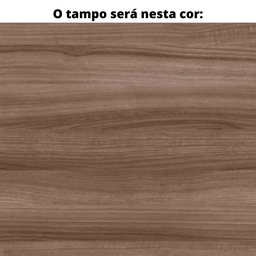 Mesa de Reunião com Caixa de Tomada Retangular 260 x 120 cm Pé Tubular PE25 MDP Walnut Base - 2