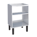 Ver imagem 4 de Gabinete com Tanque para Lavanderia - Preto - 2 Portas - 60x50cm 100% Aço - Venus - Cozimax