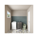 Ver imagem 1 de Gabinete com Tanque para Lavanderia - Preto - 2 Portas - 60x50cm 100% Aço - Venus - Cozimax