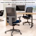 Ver imagem 4 de Cadeira Brizza Diretor Grafite Tela Azul Assento Concept Rosê Base Relaxplax Alumínio - 65948