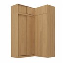 Ver imagem 2 de Guarda-roupa Modular de Canto 4 Peças 8 Portas com 4 Portas de Correr Jade CabeCasa MadeiraOriginals