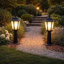 Ver imagem 5 de Kit 8 Balizadores Preto Iluminação Área Externa com Lente Fosca em Termoplástico Dital