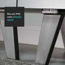 Ver imagem 2 de Balcão Gabinete de Pia Cozinha 3 Portas 1 Gaveta com Pés Cinza Nice Madesa Cinza