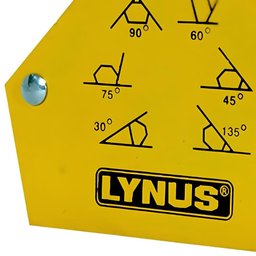 Esquadro Magnético Forte Capacidade 35 Kg Multi-ângulos para Soldador Eml-35a Lynus - 2