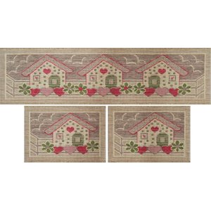 Jogo de Cozinha Rayza Sisal Look Village Kit com 3 Peças