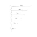 Ver imagem 2 de Gancho Painel Canaletado 15cm com 100 Unidades Preto