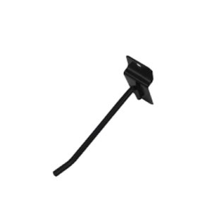 Gancho Painel Canaletado 15cm Com 100 Unidades Preto