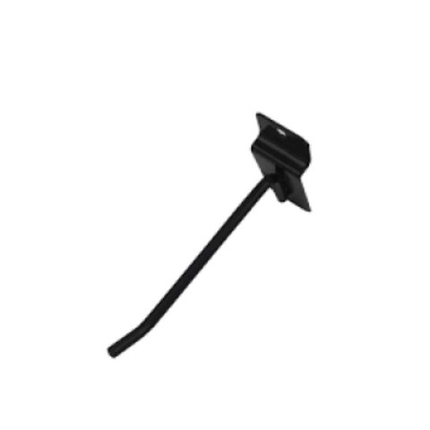 Gancho Painel Canaletado 15cm com 100 Unidades Preto