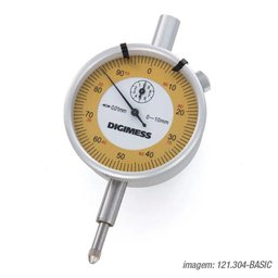 Relógio Comparador - Cap. 0-10mm/ Graduação de 0,01mm - 1