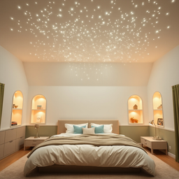 Teto Fibra Ótica Céu Estrelado Led Iluminação 200 Kit Pontos - 8