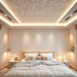 Teto Fibra Ótica Céu Estrelado Led Iluminação 200 Kit Pontos - 1