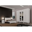 Ver imagem 1 de Dormitorio Casal Espelho 4 Pçs Completo Aspen - Arbo Design
