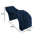 Ver imagem 3 de Maca Estofada Estética Cílios Salão Spa Veludo Yasmim:azul Marinho