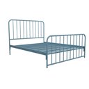 Ver imagem 1 de Cama de Ferro Vintage Queen Size Icamas Azul Bebê