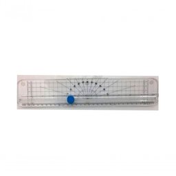 Refiladora e Régua 30 Cm A4 Motivate - 1
