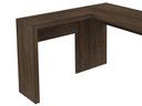 Ver imagem 2 de Mesa Escritório de Canto 2 Gavetas Me4129 Rustico - Tecnomobili