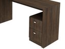 Ver imagem 3 de Mesa Escritório de Canto 2 Gavetas Me4129 Rustico - Tecnomobili