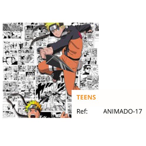 Papel de Parede Adesivo - 48 cm larg x 3 metros alt - Coleção Anime Naruto - Ref. Animado 17 - 2